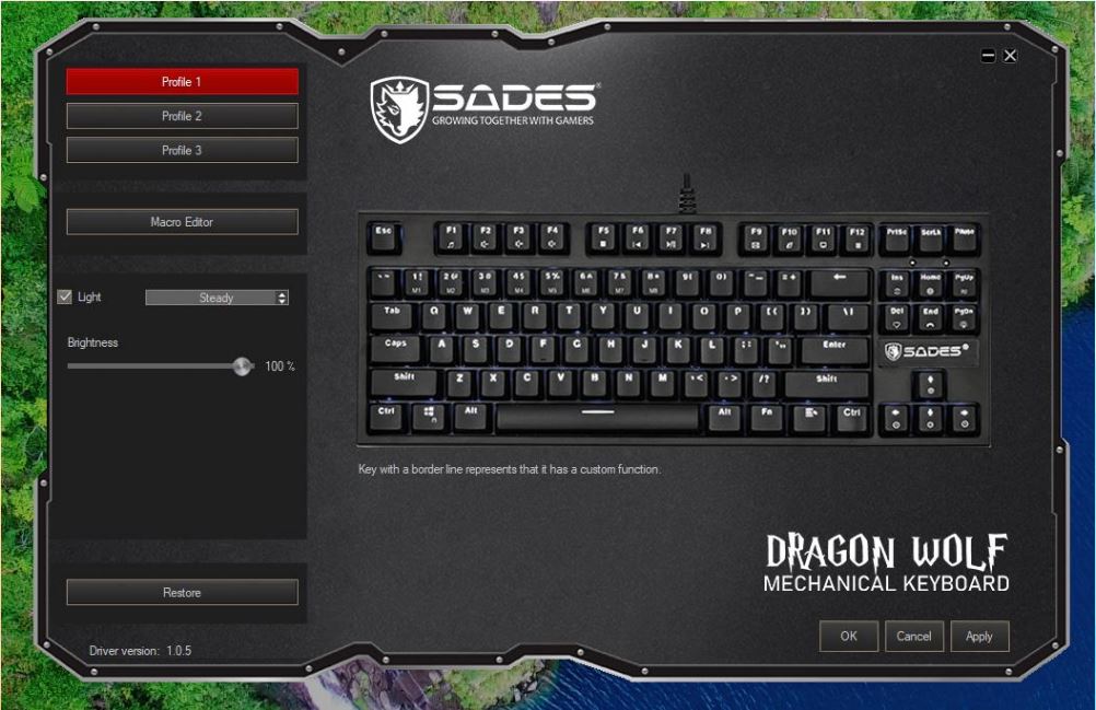 sades dragonwolf macro