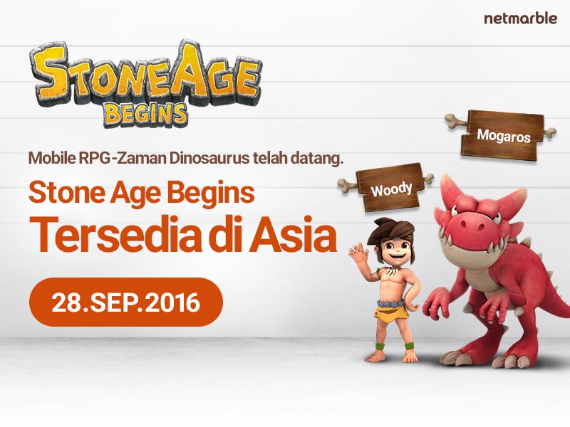 Mobile Turn-Based RPG Stone Age Begins Resmi Diluncurkan!