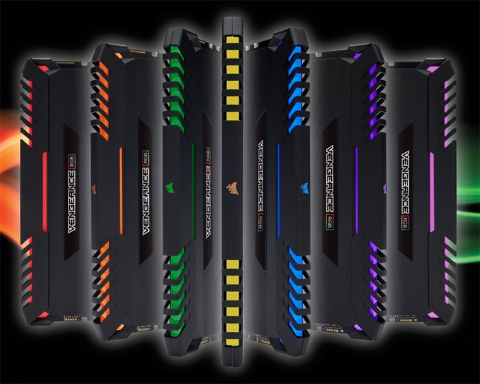 Strikingly Fast and Stunningly Beautiful – CORSAIR Launches VENGEANCE RGB DDR4