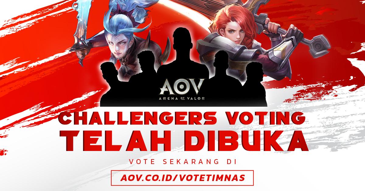 Vote Tim Nasional AOV Untuk Asian Games 2018 Pilihan Kamu Sekarang!