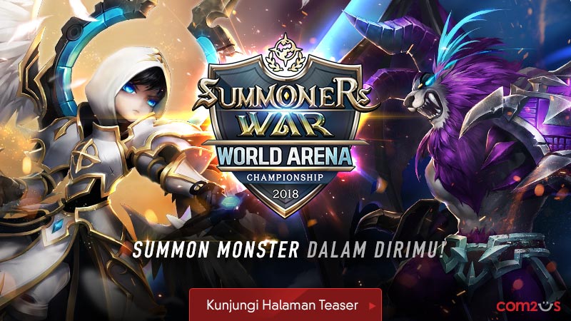 Com2uS Kembali Menyelenggarakan Turnamen eSports Global Tahun Ini! Summoners War World Arena Championship 2018