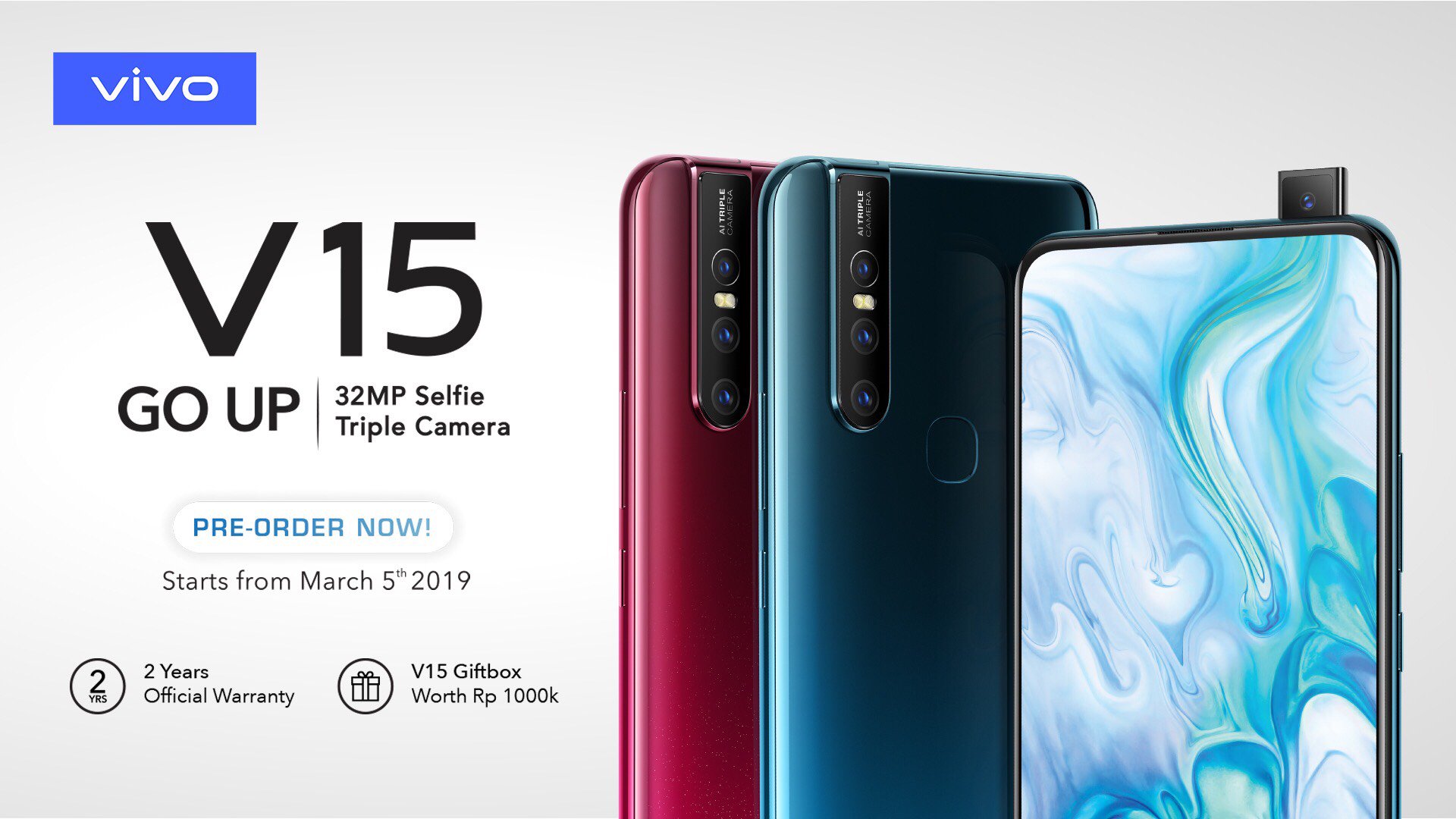 Dibuka Pre-Order Hingga 11 Maret, Vivo V15 Hadirkan Rangkaian Fitur Pendukung Mobilitas