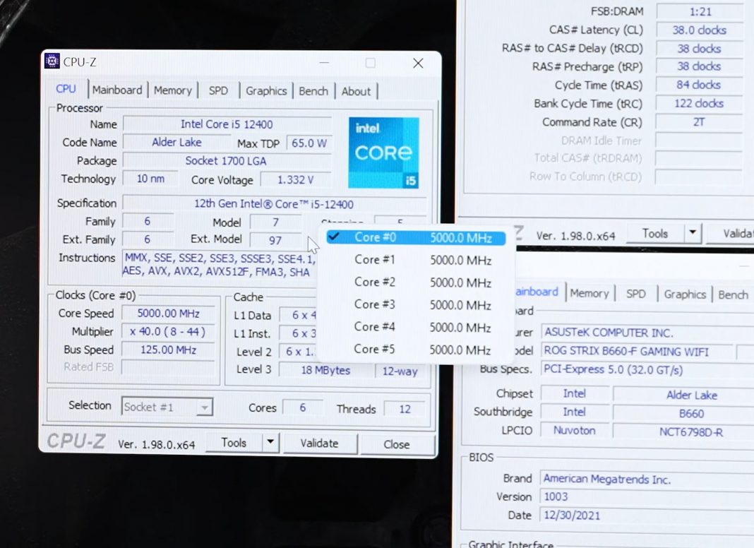 ASUS-B660-Core-i5-12400-5GHZ