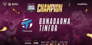 Tim Esports Gunadarma Tinfor Kembali Menjadi Juara di TikTok FIGHT Campus Legend Season 2