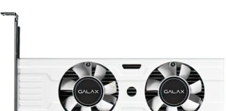Galax Kenalkan GeForce RTX 3050 6 GB LP dengan PCB Putih