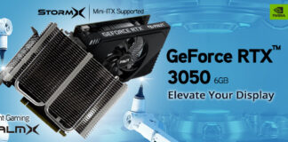 Palit Hadirkan GeForce RTX 3050 6 GB KalmX dan Seri StormX