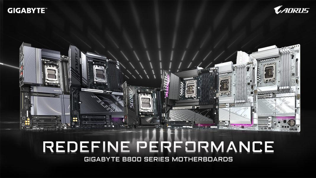 GIGABYTE B800 series motherboards
