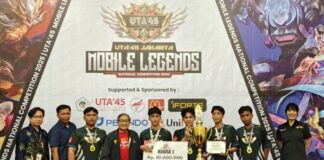 Tim Semoga Hoki Juarai UTA’45 Jakarta Mobile Legends National Competition 2025