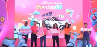 Tri Hadirkan Program Kebut Hadiah BombasTri, Apresiasi Pelanggan dengan Peluang Menang Ganda