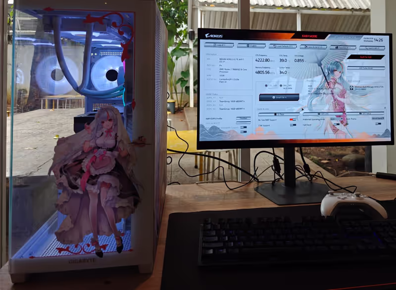 Ultimate Gigabyte All White PC-Overclockingid(2)