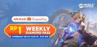 Promo Weekly Diamond Pass MLBB Rp1 di ShopeePay, Bisa Dapat Hingga 220 Diamond