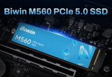 Biwin M560 PCIe 5.0 Fokus pada Performa dan Efisiensi